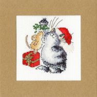 The Cat Can artwork by Margaret Sherry Bothy Threads counted cross stitch kit 