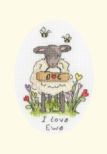 XGC40 I Love Ewe Small Mounted