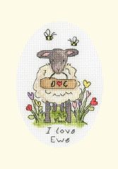 XGC40 I Love Ewe Small Mounted