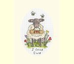 XGC40 I Love Ewe Small Mounted