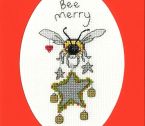XMAS45 Bee Merry Mounted Small Screen copy