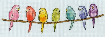 XRO9 Row of Budgies small