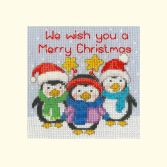 XMAS69 Penguin Pals Medium Mounted