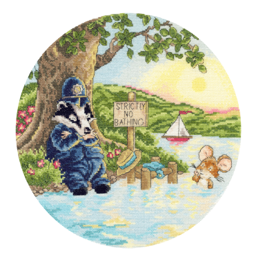 XBR6 Strictly No Bathing Medium Oval