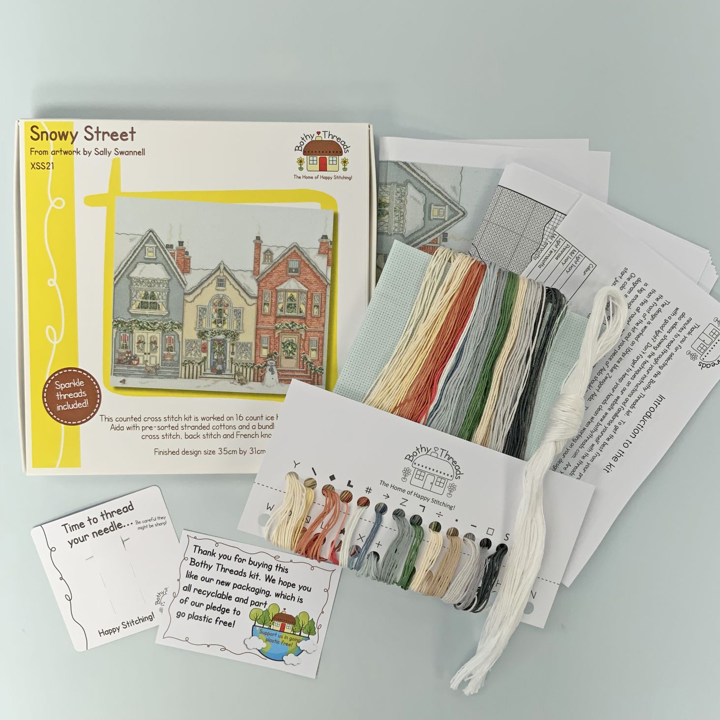 Thread 1829 Snowy Street | Bothy Threads