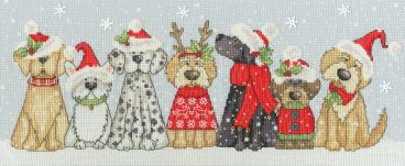 XKTB10 Holiday Hounds Medium