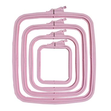 Nurge Square Hoop Group Pink 600