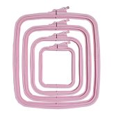 Nurge Square Hoop Group Pink 600