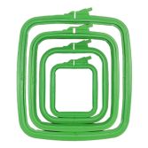 Nurge Square Plastic Embroidery Hoops Group Green 600