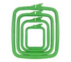 Nurge Square Plastic Embroidery Hoops Group Green 600