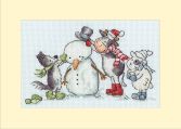 XMAS77 Hat Scarf Gloves Small Mounted