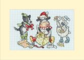 XMAS78 Wrap Ribbon Gift Small Mounted