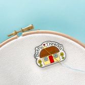Bothy House Needle Minder on Hoop