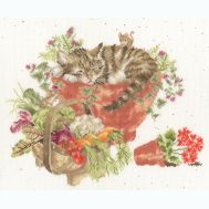 Wrendale Designs - Tela Artistica Grande "Bathtime" Con Illustrazione Di Animali