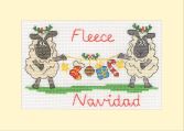 Fleece Navidad Medium Mounted Card