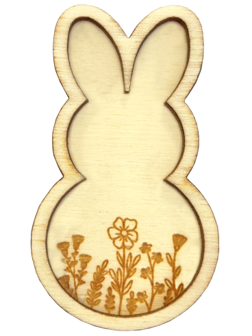 XA71 Wooden Bunny PNG