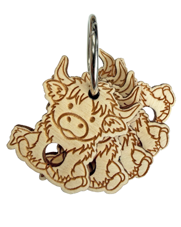 Cow Thread Drops PNG