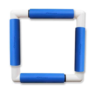 Nurge embroidery snap frame 21cm x 21cm in 6 colours blue snap frame