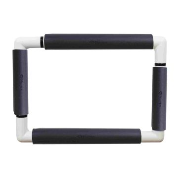 Nurge embroidery snap frame 21cm x 29cm in 6 colours grey snap frame