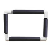 Nurge embroidery snap frame 21cm x 29cm in 6 colours grey snap frame