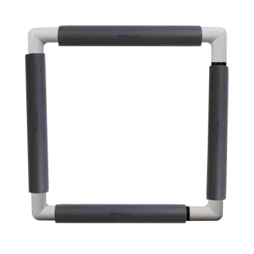 Nurge embroidery snap frame 29cm x 29cm in 6 colours grey snap frame