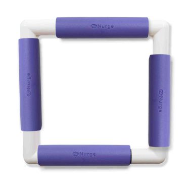 Nurge embroidery snap frame 21cm x 21cm in 6 colours purple snap frame