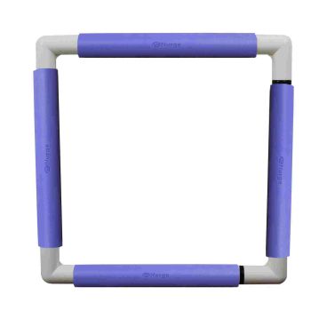Nurge embroidery snap frame 29cm x 29cm in 6 colours purple snap frame