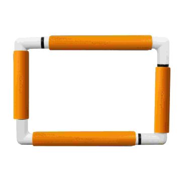 Nurge embroidery snap frame 21cm x 29cm in 6 colours orange snap frame