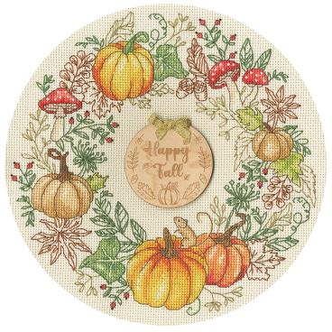 XJS7 Autumn Wreath Small