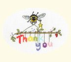 XGC34 Bee ing Thankful Small Mounted