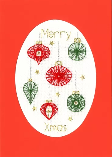 XMAS42 Christmas Baubles Medium Mounted Screen copy
