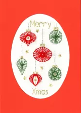 XMAS42 Christmas Baubles Medium Mounted Screen copy