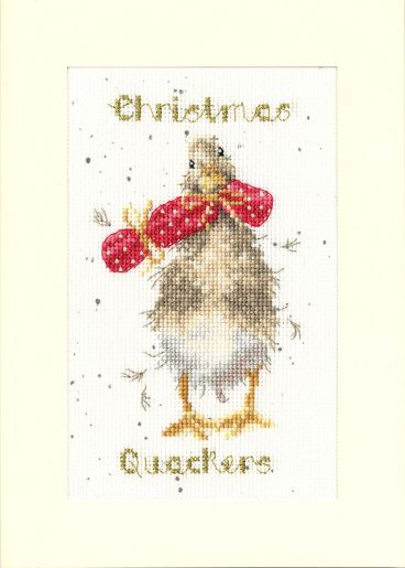 XMAS48 Christmas Quackers Mounted Medium