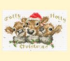 XMAS75 Jolly Holly Mounted Medium