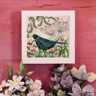 Flights Of Fancy Embroidery - Blackbird