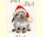 XMAS49 Ho Ho Ho Mounted Screen Medium copy