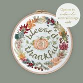 ECA3 Blessed And Thankful hoop