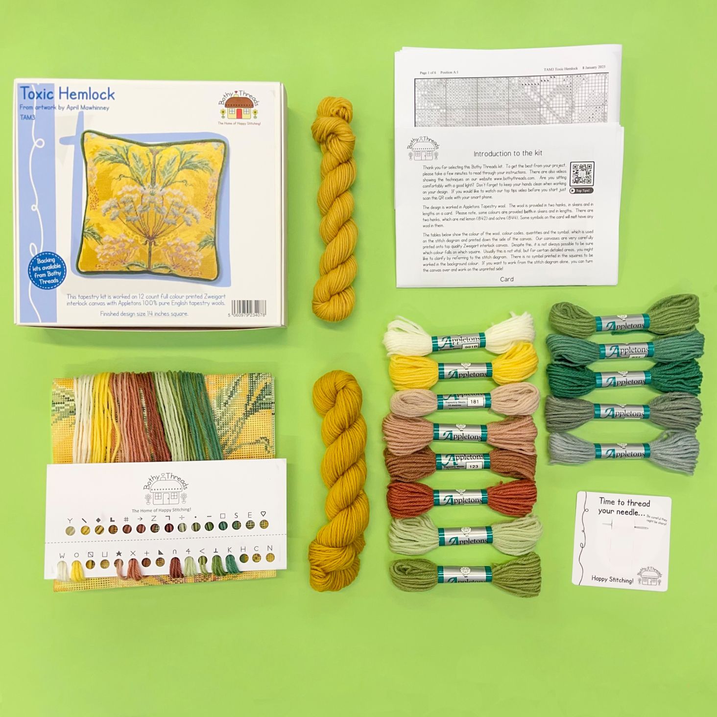 Toxic Hemlock Tapestry | Bothy Threads