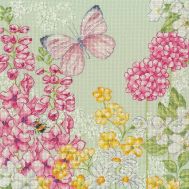 Kit Punto Croce Bothy Threads - Primavera - 21x24 Cm Con Tessuto Aida E Fili - 2