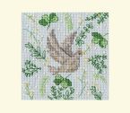XMAS60 Scandi Dove Mounted Small