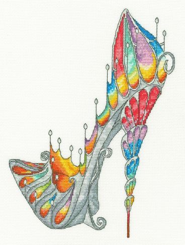 XSK7 Stained Glass Slipper Small