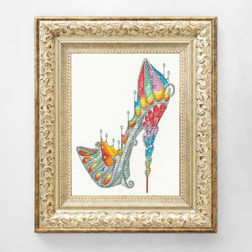 XSK7 Stained Glass Slipper Lifestyle