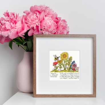 Bothy Threads Kit Punto Croce Rainbow Shine: Aida 16 Count Con Cotoni E Schema, Dimensioni Finali 12x12 Cm