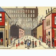Street Scene Tapestry