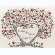 Bothy Threads Kreuzstich-Set 'Hochzeitsschuh' – Inkl. Stoff, Garn, Nadel & Anleitung