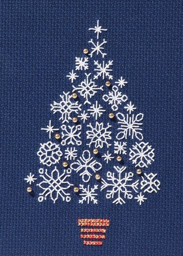 Bothy Threads Cross Stitch Kit - Christmas Cards : Christmas Tree XMAS24