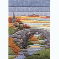 We Three Kings Cross Stitch Christmas Card Kit by Derwentwater Designs