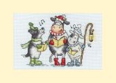 XMAS74 Woof Moo Baa Mounted Medium