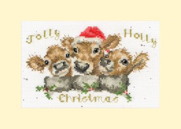 XMAS75 Jolly Holly Mounted Medium