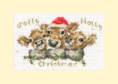 XMAS75 Jolly Holly Mounted Medium